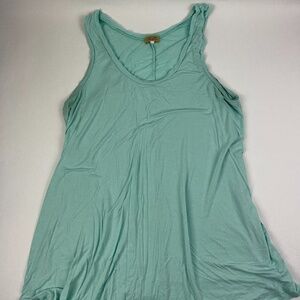 Piko 1988 Tank Top Womens Green Round Neck Sleeveless